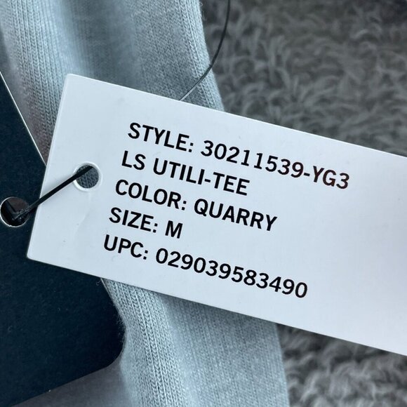 Bass Outdoor Quarry Gray LS Utili-Tee Long Sleeve Shirt M NWT 4707 - Picture 5 of 10